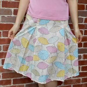 🤩 Multi-colored pastel umbrella skirt 💞⛱